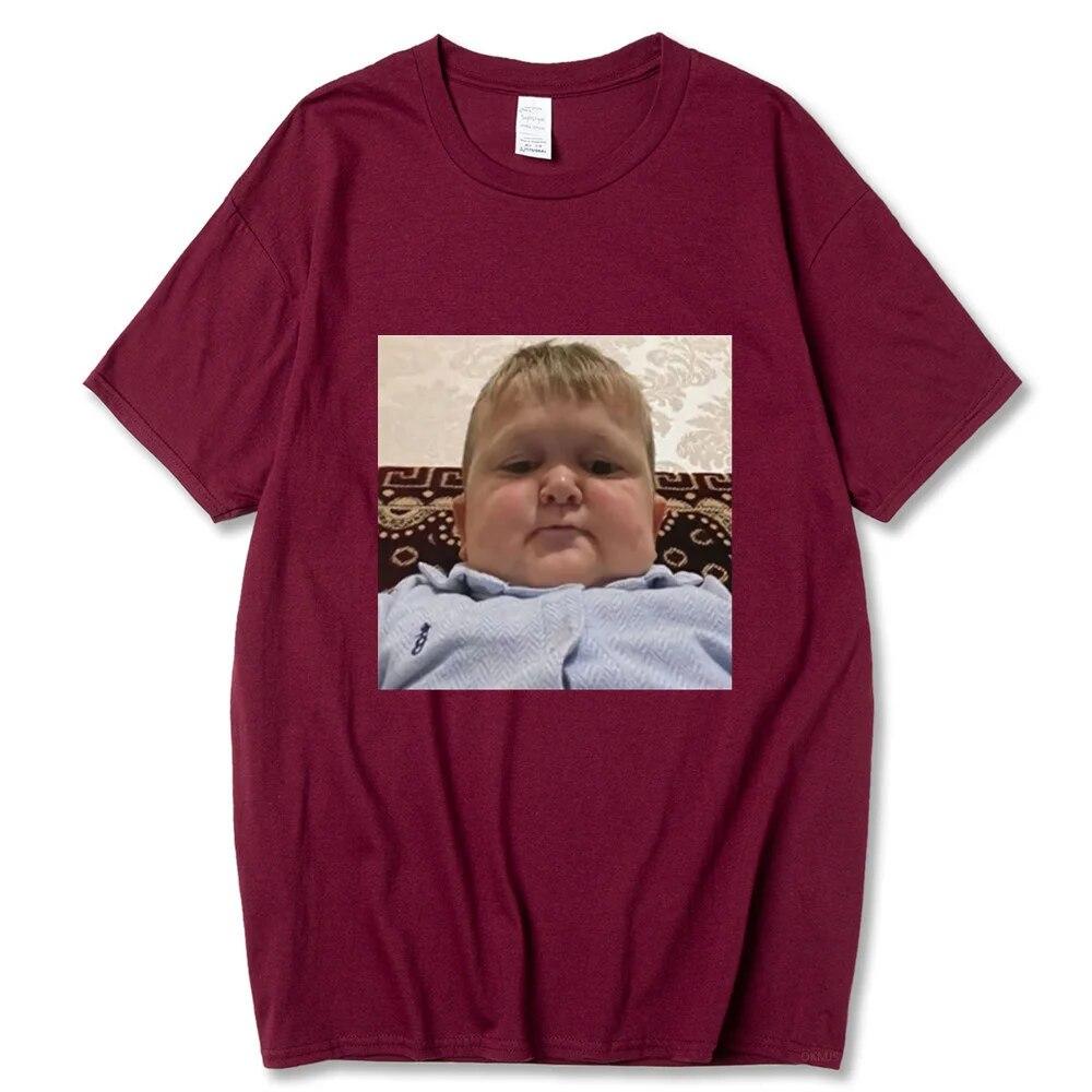 2023 New Hasbulla Fighting Meme T Shirt Unisex Women Mini Khabib Blogger T-Shirt High Quality Crew Neck Pure Cotton Oversized Tees Unisex