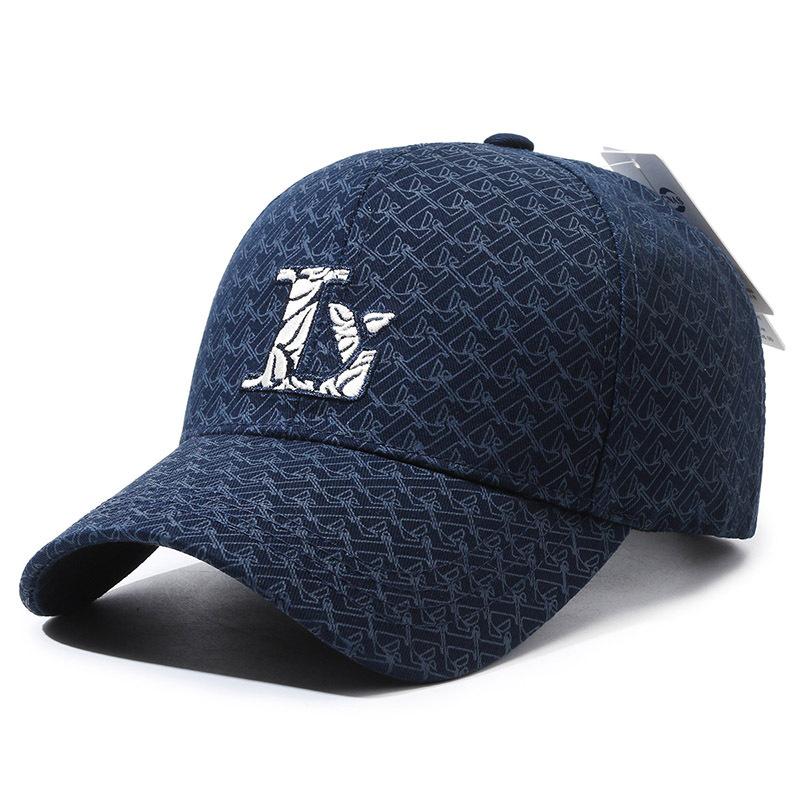 New Baseball Cap Embroidery L Letter Sports Sunscreen Men's and Women's Sun Hats Breathable Versatile Casual Cap