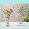 Modern Minimalist Christmas Tree Star Ornament With 3d Snowflake Design For Festive Decor