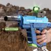 Electric Space Water Gun Uzi Hand Integrated Three Function Scorpion Light Kids Toys Young Boys Splashing Water Play Game Outdoor Present