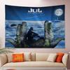Jul Art Tapestry  Cosmic and Nature Themes Perfect for Living Room Decor Modern StyleEnhance Your Space with Unique Designs