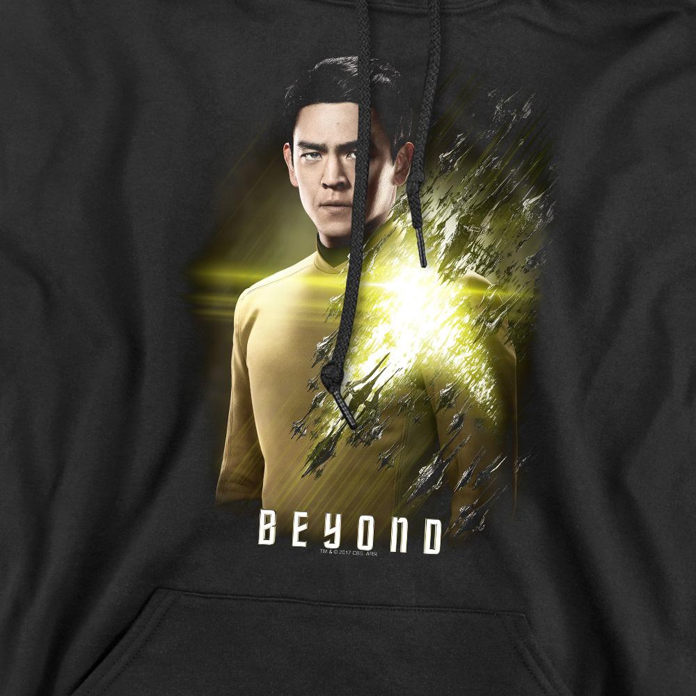 Star Trek Beyond Mens Sulu Poster Hoodie