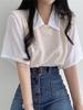 Trička s pololímečkem Léto Ženy Tričko s krátkým rukávem Sexy Crop Tops Dámské Neformální Tílko Dámská trička