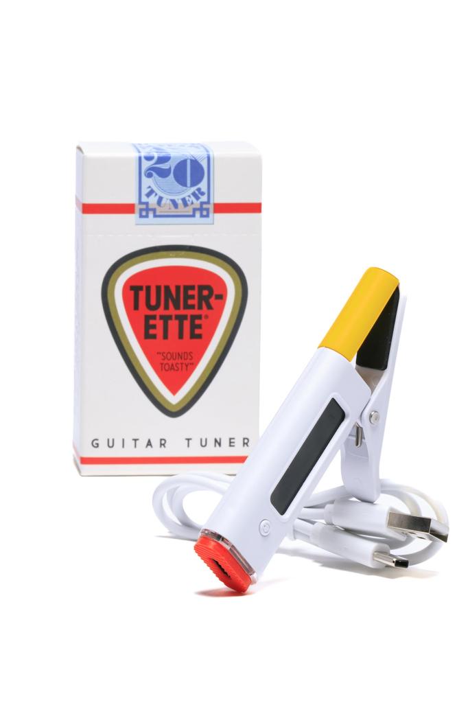 Guitar Tuner Rock Your Songs in Perfect for and Bass Plus Ukulele USB C Rechargeable and Precision Tuning with a Retro Rockstar Twist Tunerette™