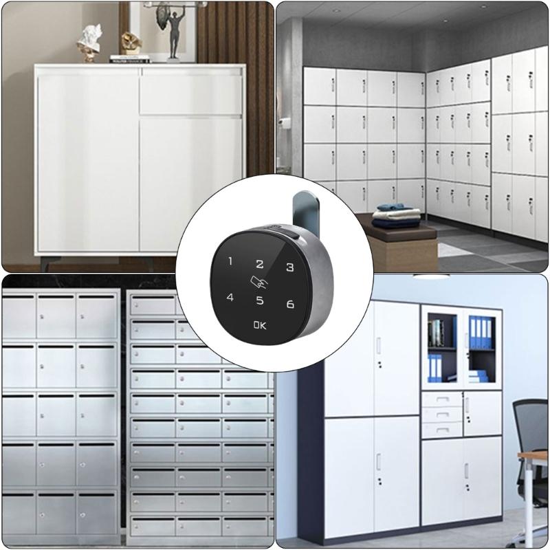 Advanced Security Fingerprint Recognition Drawer Lock with Password Function Fingerprint & Card Drawer Lock for House