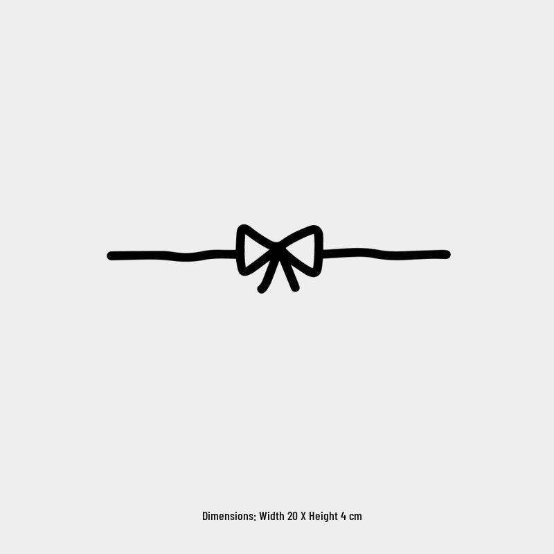 Cute Cartoon Bow Car Door Reflective Decal | Waterproof Rear Decoration Sticker