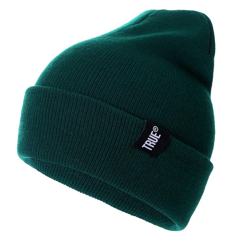 New Casual Men's and Women's Fashion Knitted Winter Hat Solid Color Hip Hop Hat Men's and Women's Universal Hat