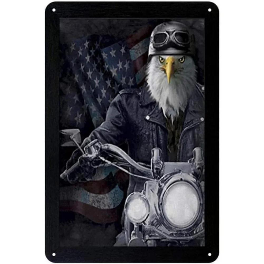 Norton Triumph Motorcycle Metal Tin Signs Vintage Wall Posters Retro Iron Painting Metal Plaque Sheet for Bar Cafe Garage Home