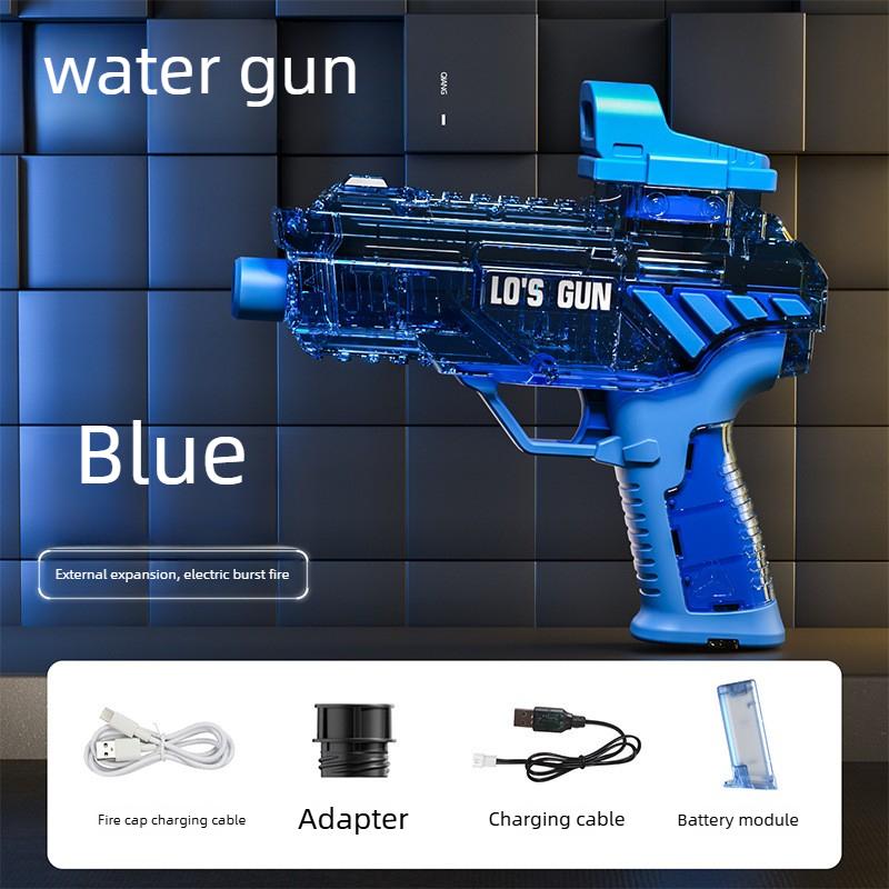 Non-Toxic Electric Water Gun High Pressure Squirt Gun Automatic Shooting Watergun Summer Outdoor Beach Pool Garden Fight Toy Gun Kids Gift