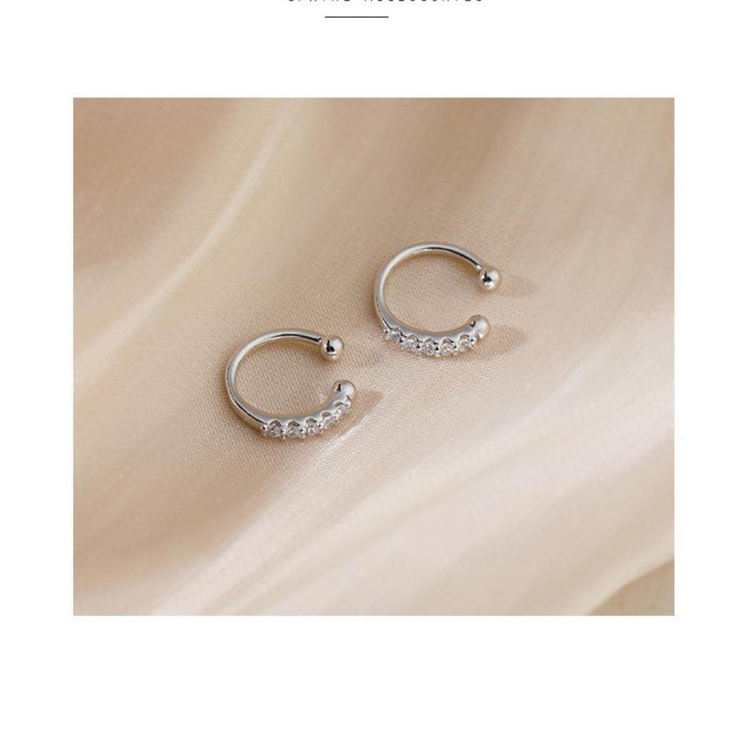 Bohemian S925 Sterling Silver Jewelry: Diamond Nose Ring, Ear Cuff, Unique Lip Ring, Earrings for Men & Women