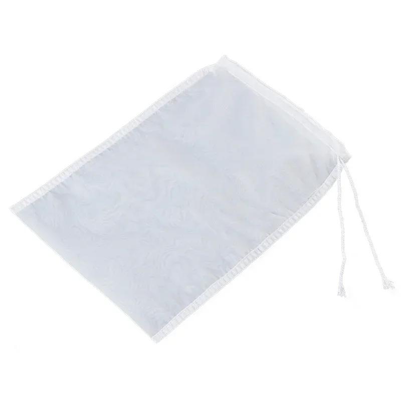 Colander Reusable Yogurt Tea Cheese Brew Food Fabric Home Nylon Soy Milk Wine Nut Cloth Brewing Mesh Filter Bag Water Strainer