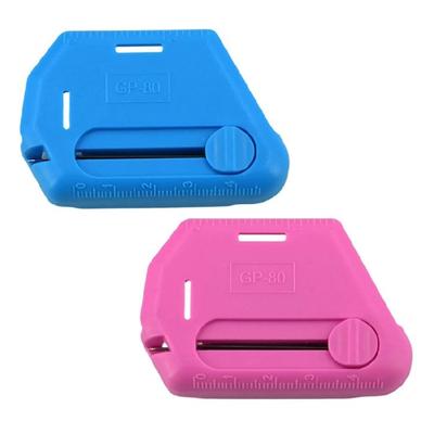 Portable Plastic Sewing Ruler With Magnetic Base Measurement Scale And Integrated Seam Ripper