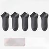 5 Pairs of Men's Summer Thin Sports Leisure Business Cool Antibacterial Breathable Socks