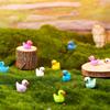 Resin Mini Ducklings 10/50 Pcs Pack, Flower Pot/Miniature Garden Decoration, Cake Decoration, Handicraft Materials