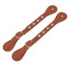 1 Pair Spur Straps   Rhinestone Decorated Synthetic Lther   Vintage Spur Boot Straps for Boots Equipment