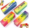 1/3PCS Rainbow Butter Squishy Toys Slow Rising Anxiety Stress Relief Fidget Toys Squeeze Butter Stick Sensory Toy Party Favors