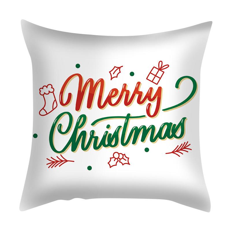 Pillowcase Christmas Cartoon Nordic Cross-border Special for Living Room Bedroom Cushion Pillow