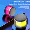 Mini Portable Bluetooth Speakers Wireless With Multicolour Lights, Stereo Pairing Desktop & Portable Wireless Speaker
