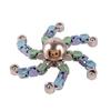 Transformable Fidget Spinner Portable Stress Relief Deformation Mechanical Arm Fingertip Gyro Chain Robot Spinner Sensory Toy