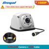 Gwyaf White Trailer Truck Camera  AHD1080P Mini Front/Side Reversing Camera Wide View Angle Fifth Wheel/RV Camper Parking Camera