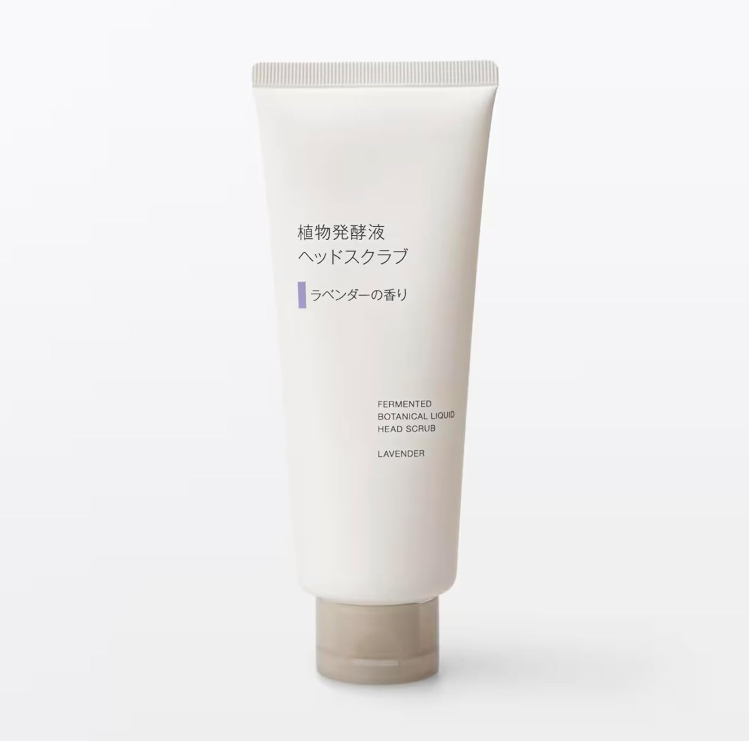 Muji Plant Fermented Liquid Head Scrub Lavender Scent 200g Leads Healthy Scalp used before shampoo Free from synthetic fragrances colorants mineral
