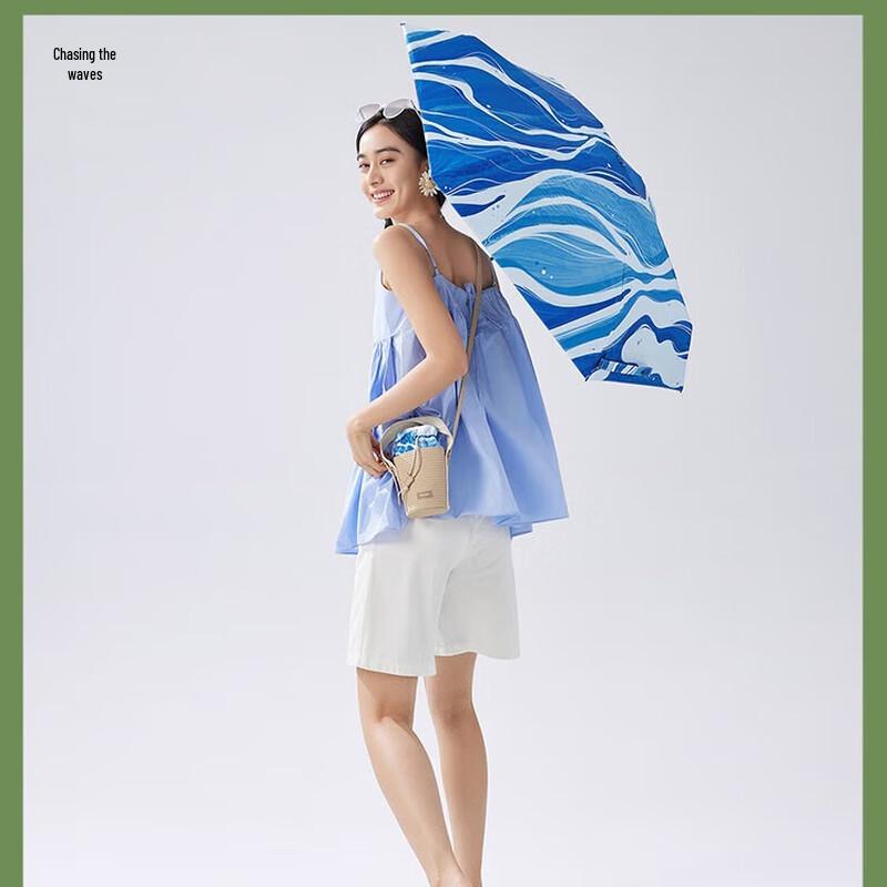 Beneunder UV Protection Portable Five-Fold Umbrella