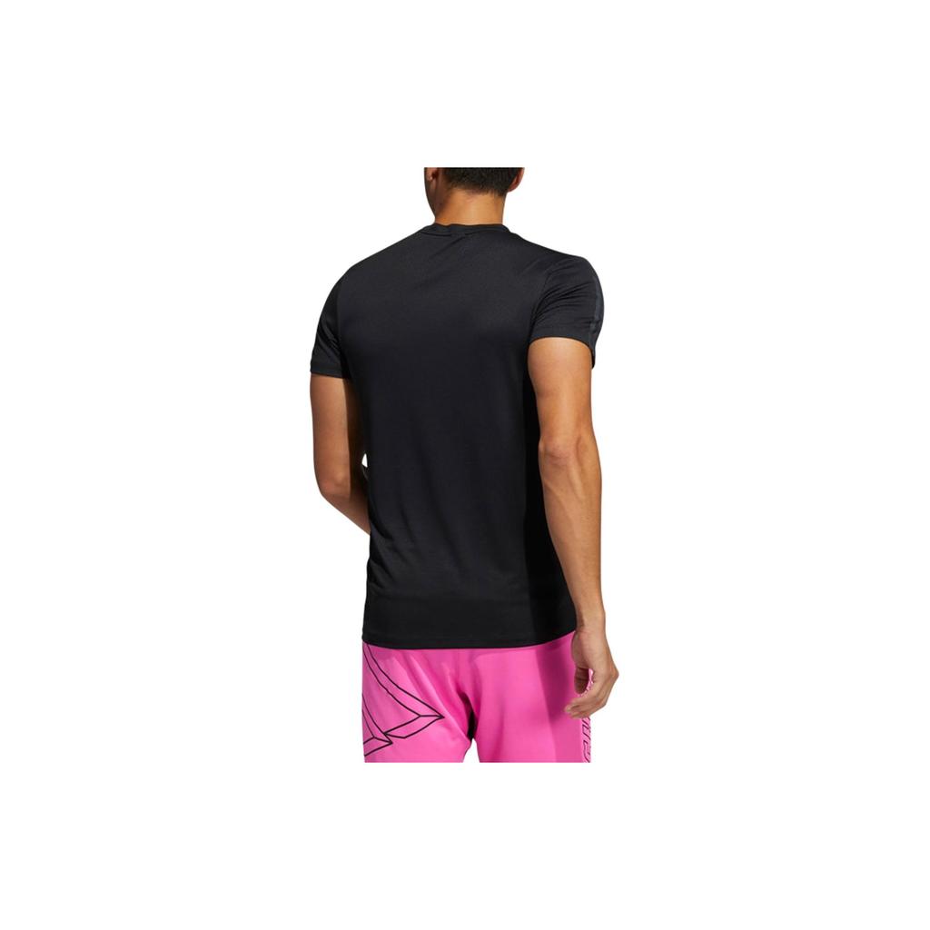 adidas H.rdy 3s Tee Maglietta da Corsa a Maniche Corte Uomo Top Nero GP7653