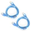 2Pcs Extension USB 2.0 Cable Male To Female Extender Data Adapter Cord 1.5Meters