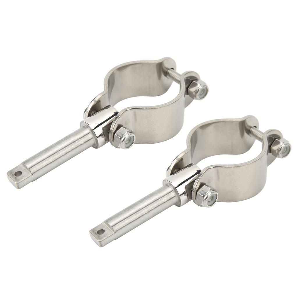 1 Pair Oar Lock Socket Side Mount 1 3 8in To 1 3 4in Inner Diameter Clamp On Row Lock Brackets