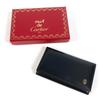 Cartier Pasha Logo 6-Ring 6P Key Key Case Leather Black