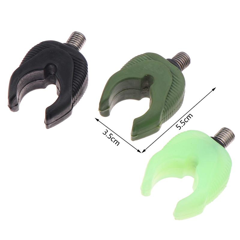 1 Stück Angelrutenhalter Karpfenangelrutenhalter Kopf Silikon Rutenendhalter Greifer für Angelalarm und Buzz Bar