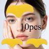 10 pièces Patch Rides du Front Éclaircissant Patch Gel Rides du Front Masque Raffermissant au Collagène Hydrolysé Autocollants Soins du Visage