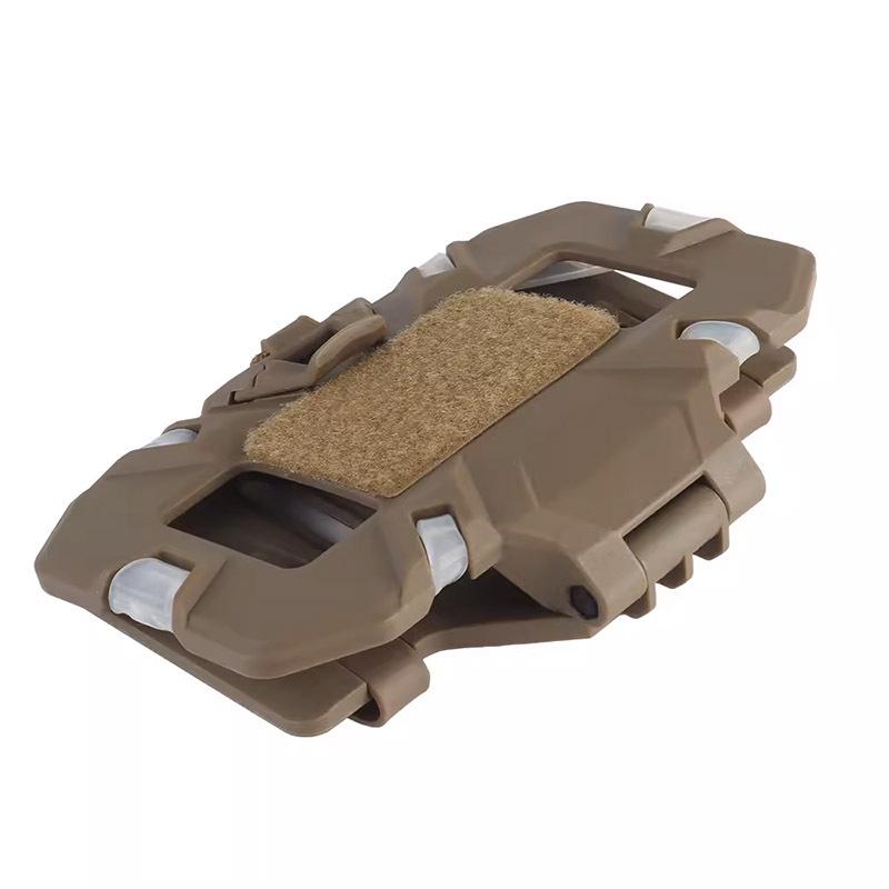 Taktisk MOLLE Bröstsele med Fickhållare för Telefon och Vikbar Navigationsplatta