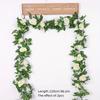 Artificial Flower Artificial White 1pc Flower Garland Perfect for Weddings, Home Decor, and Table Centerpieces
