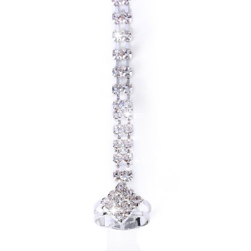 Mehrlagiges Kristallspulenarmband für Damen Strasssteine Stretch Armreif Offener Armreif Oberarm Schmuck