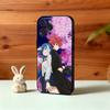 Night S-Sakuras Big Operation Phone Case For iPhone17,16,15,14,13,12Plus,Pro Max,XS,5G Soft Silicone Black Cover