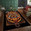 Japanese Culture Tattoo Rugs for Bedroom Fluffy Square Floor Carpets Living Room Home Decoration Rugs Soft Velvet Mat Area Rug