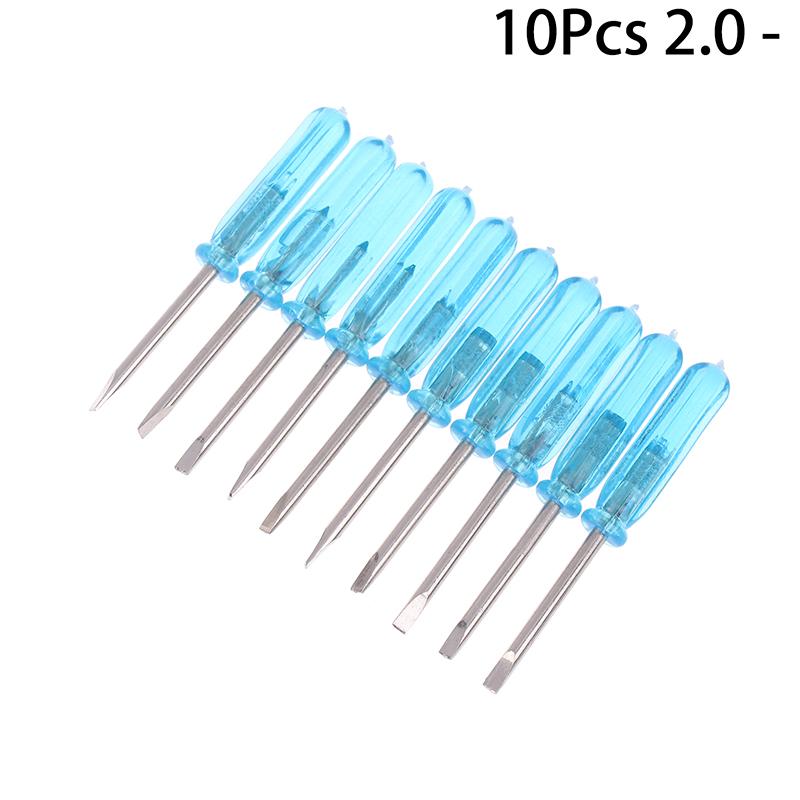 

10-Pack Mini Phillips Screwdriver Set Cross/Horizontal Head Precision Repair Tools For Toys And Electronics Hand Exercise