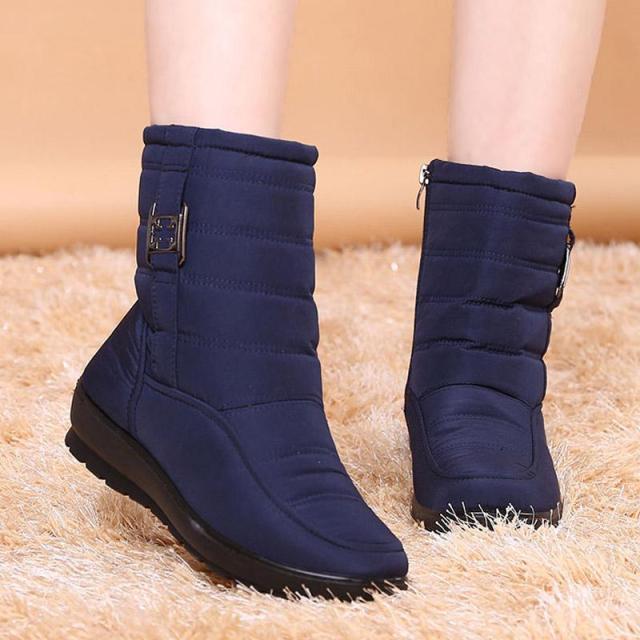 Warm Women Ankle Boots Waterproof Women Snow Boots Short Plush Shoes Winter Boots Women Short Boots Shoe Female Winter Footwear