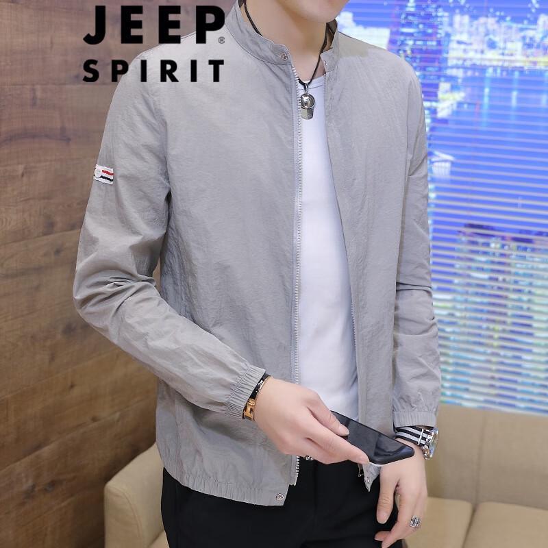 JEEP SPIRIT Men's Ice Silk Sun Protection Jacket