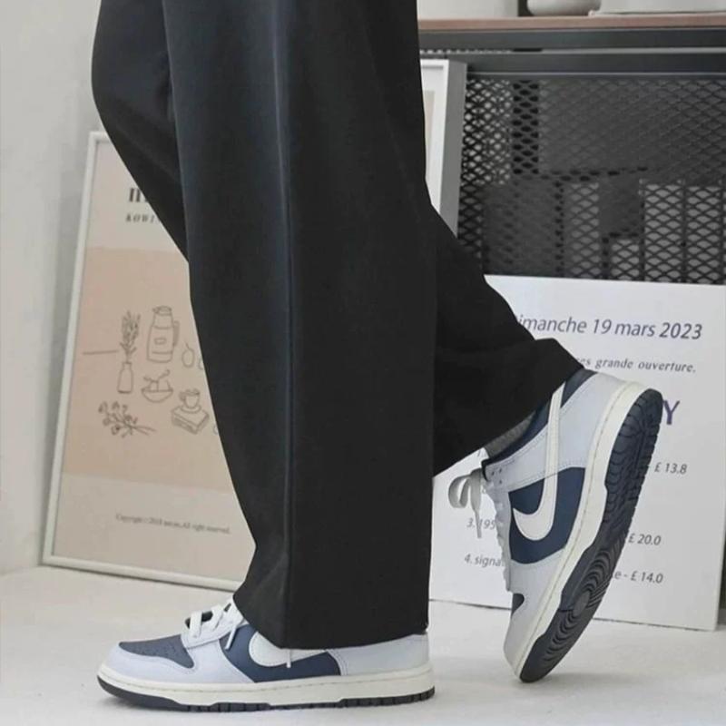 Nike Dunk Low Football Grey Midnight Navy GS Sneaker FB9109-002