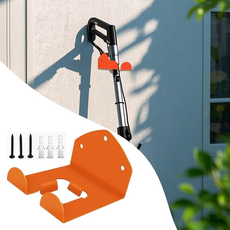 Heavy Duty Lawn Mower Hanger Grass Trimmer Rack Wall Mounted Storage Hanger Weedeater Organizer Holder Tool Rooms Storage Tool