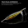10cm 9g Topwater Pencil Lure Rotating Propeller Body Bait Floating Hard Bait for Bass Pike Surface Fishing