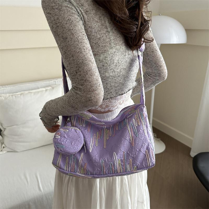 Trendy Large Capacity Tote Bag For Women Stylish Unique Design Summer Crossbody Purse