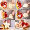 Stainless Steel Dinosaur & Heart Sandwich and Cookie Cutter Set