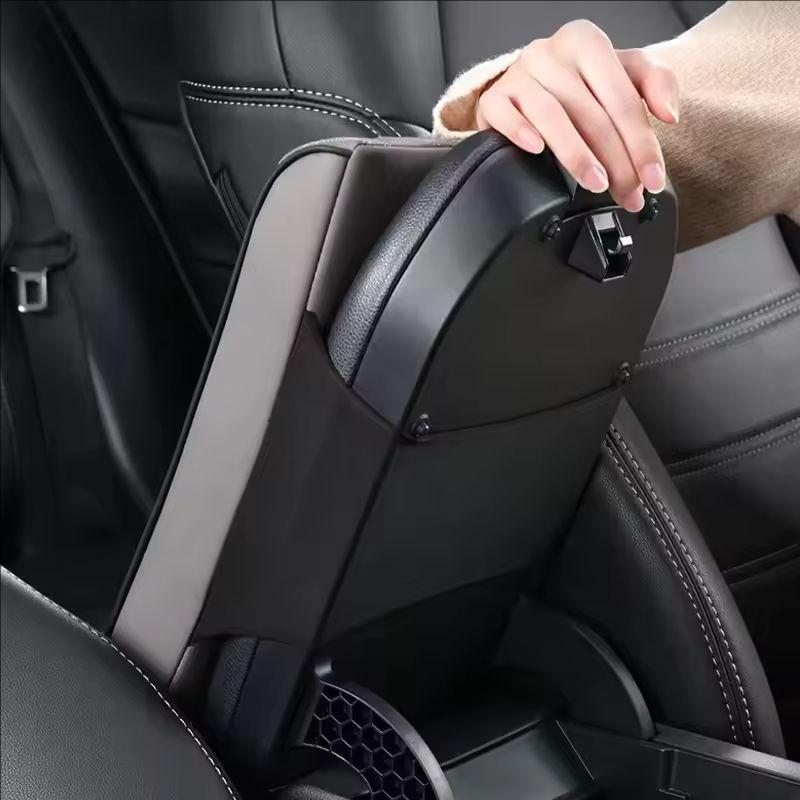 Car Armrest Mats Memory Foam Arm Rest Cushion Interior Accessories For VW GTI Polo Golf Passat Tiguan Arteon Jetta Taigo Hub Cap