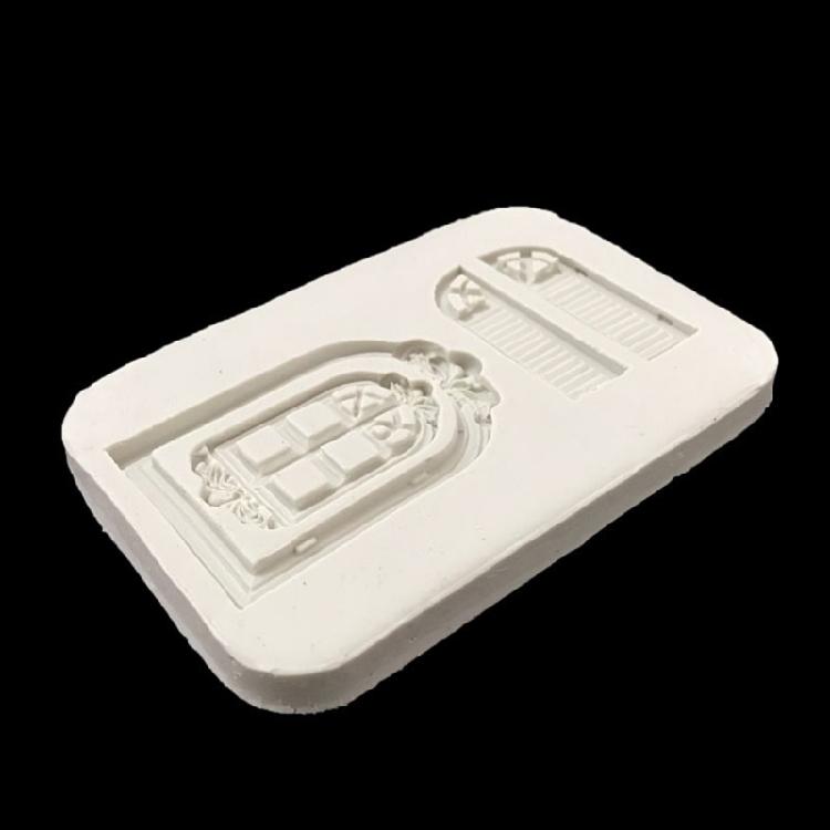 Door Window Silicone Mold DIY Cake Chocolate Mousse Dessert Baking Fondant Molds