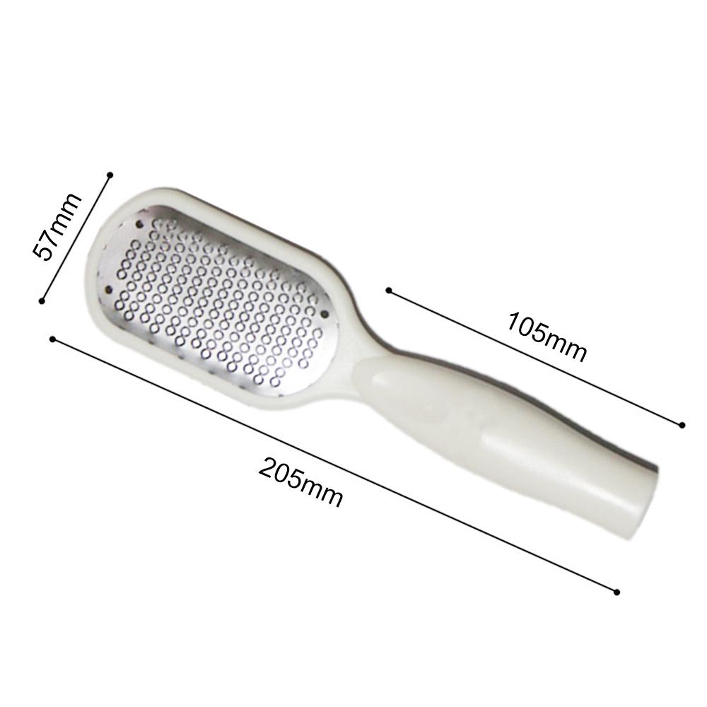 

Foot file, callus remover for cracked heels and dead skin, with stainless steel rasp and hygiene case, professional pedicure tool