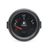 12V 52mm Universal Car Fuel Gauge Fuel Level Gauge Meter High Sensitivity White LED Light Black Rim Automotive Gauges