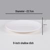 Di Rui En Melamine Round Dinner Plates (10-Pack)